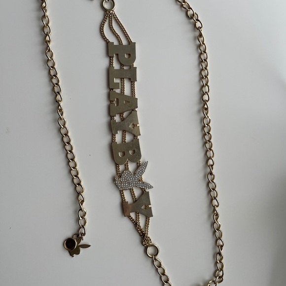 Y2K Playboy Chain Belt - Picture 2 of 4